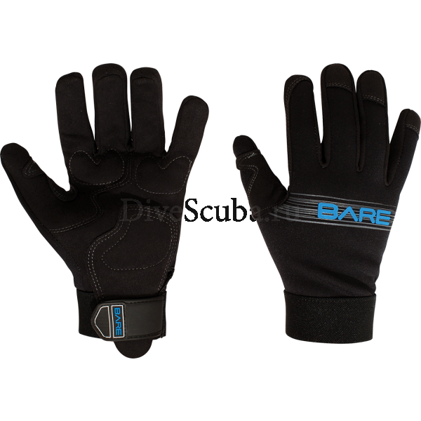 Перчатки Bare 2mm Tropic Pro Glove черные