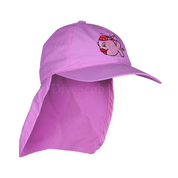 Кепка детская с защитой для шеи UV 200+ iQ Candy, розовый