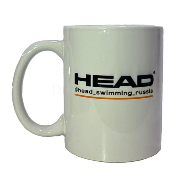Кружка HEAD 300мл, сувенирная, цв.белый