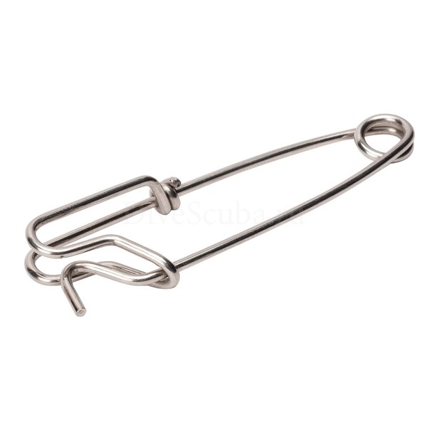 Карабин Salvimar быстросъемный d2,0 x 80 мм - 50 кг