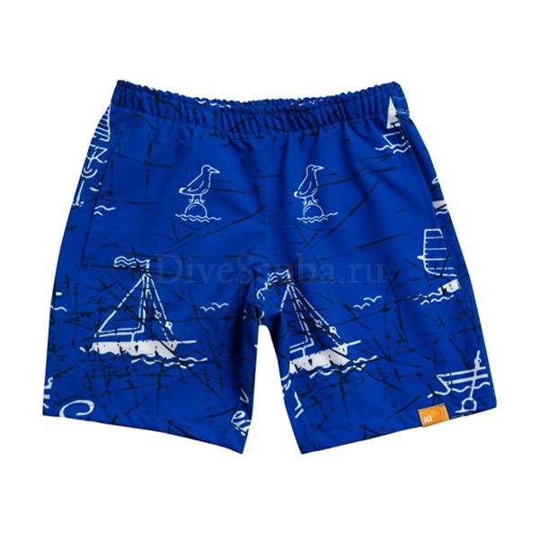 Шорты плавательные детские iQ UV 230+, синие паруса