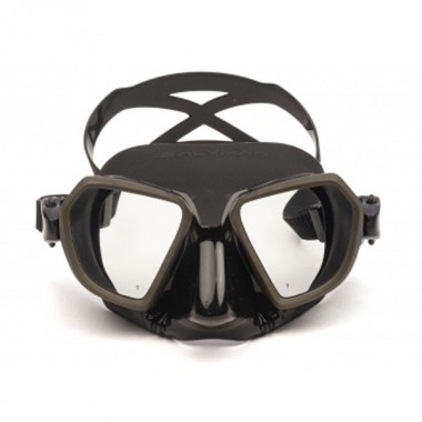 Маска SALVIMAR NOAH, чёрный-зеленый
