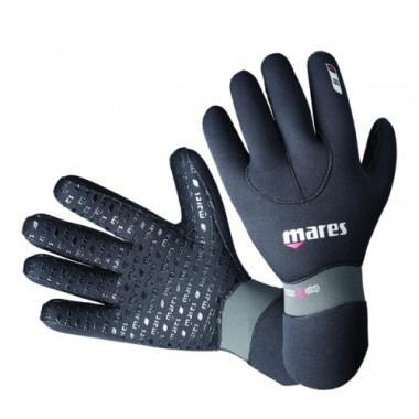 Перчатки FLEXA FIT, 6,5мм, с двусторонним нейлоном, цв.черный