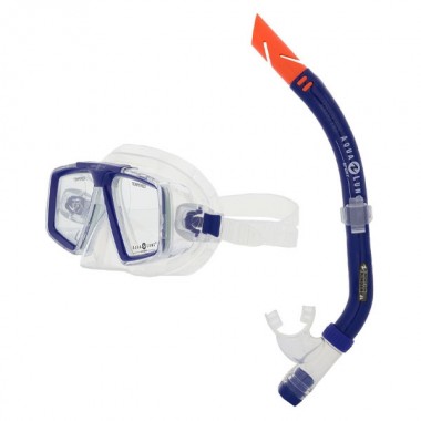 Маска с трубкой Aqua Lung Sport маска Козюмель Про + трубка Аирент Про, синий