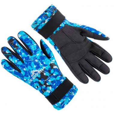 Перчатки Scorpena Blue Camo 2мм
