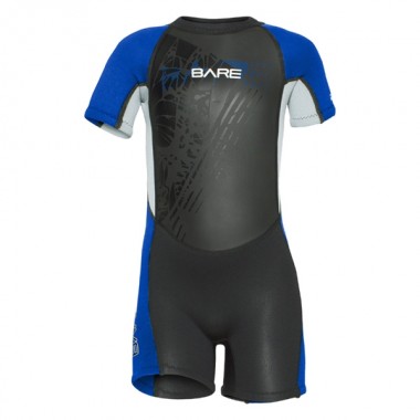 Гидрокостюм детский 2mm Tadpole Shorty Bare, синий р.2