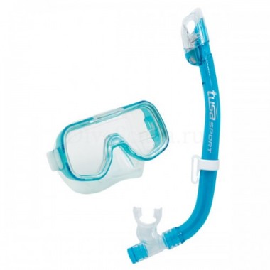 Комплект детский маска + трубка TUSA Mini-Kleio Dry c диопториями