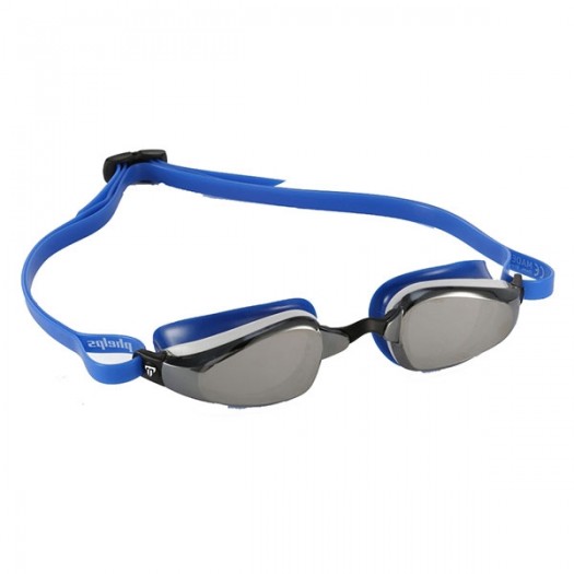 Очки для плавания K180 (зеркальные линзы), blue/white