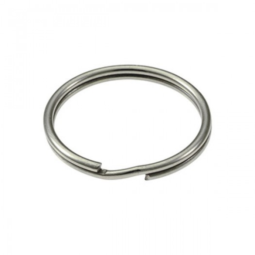 Кольцо для ключей Key Ring, толщина 1,5 мм, диаметр 30 мм, нержавеющая сталь