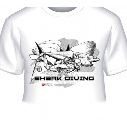 Футболка мужская  Shark Diving