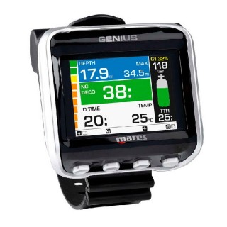 Компьютер для дайвинга GENIUS MARES воздушноинтегрированный