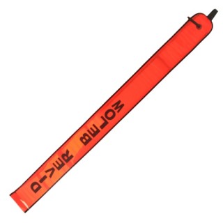 Буй-сосиска 183х11,5см оранжевый с клапаном и штуцером надува AKVILON