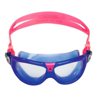 Очки для плавания Aqua Sphere Seal KID II прозрачные линзы, blue/pink