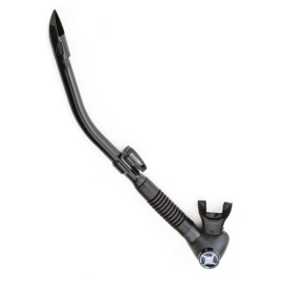 Трубка плавательная RIFFE STABLE, с клапаном, черная