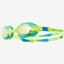 Очки для плавания детские TYR Swimple Tie Dye Mirrored, лайм
