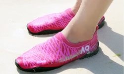 Коралловые тапочки AQURUN Edge розовые