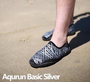 Коралловые тапочки AQURUN Basic серебристые