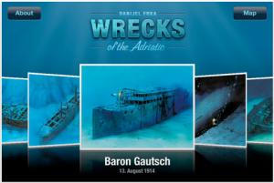 Приложение для iPhone и iPad: Wrecks of the Adriatic Sea