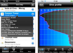 Программа для iPhone: DiveLogBook