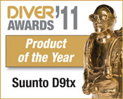 Diver Magazine: Suunto D9tx выбран продуктом года