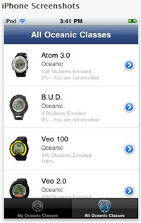 Компания Oceanic выпустила бесплатное приложение для популярных iPhone