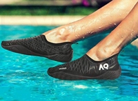 Коралловые тапочки AQURUN Edge черные